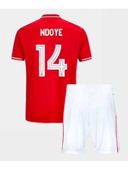 Otroški Nogometna dresi replika Nottingham Forest Dan Ndoye #14 Domači 2025-26 Kratek rokav (+ hlače)
